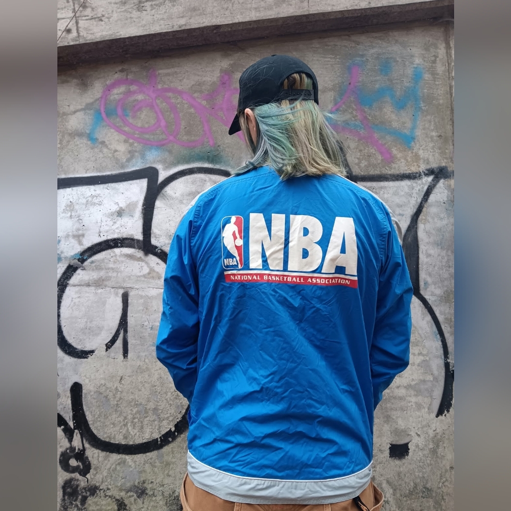 Vintage Jacket Mighty Mac NBA Windbreaker Mesh Lined Basketball Unisex Small